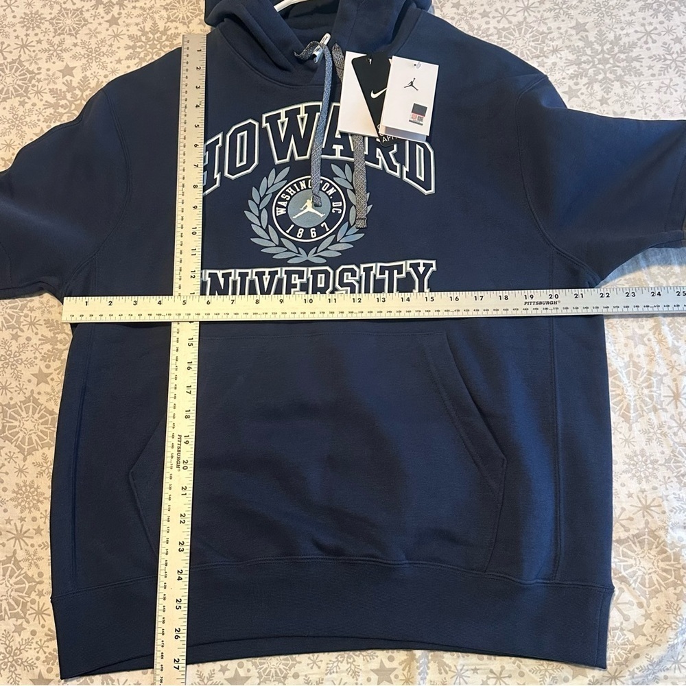Nike Air Jordan Howard University Player Team Issued M Pullover Hoodie Sweater - Picture 14 of 14
